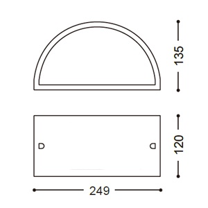 ขนาดไฟติดผนัง-outdoor-wall-light-RANDI-E27